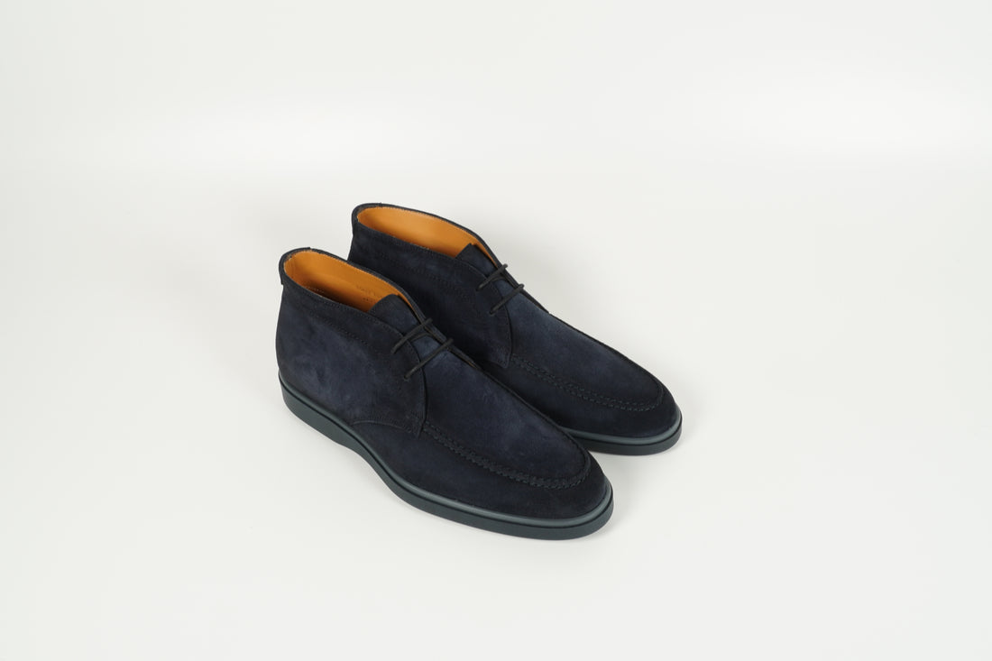 Schnürschuh Blau