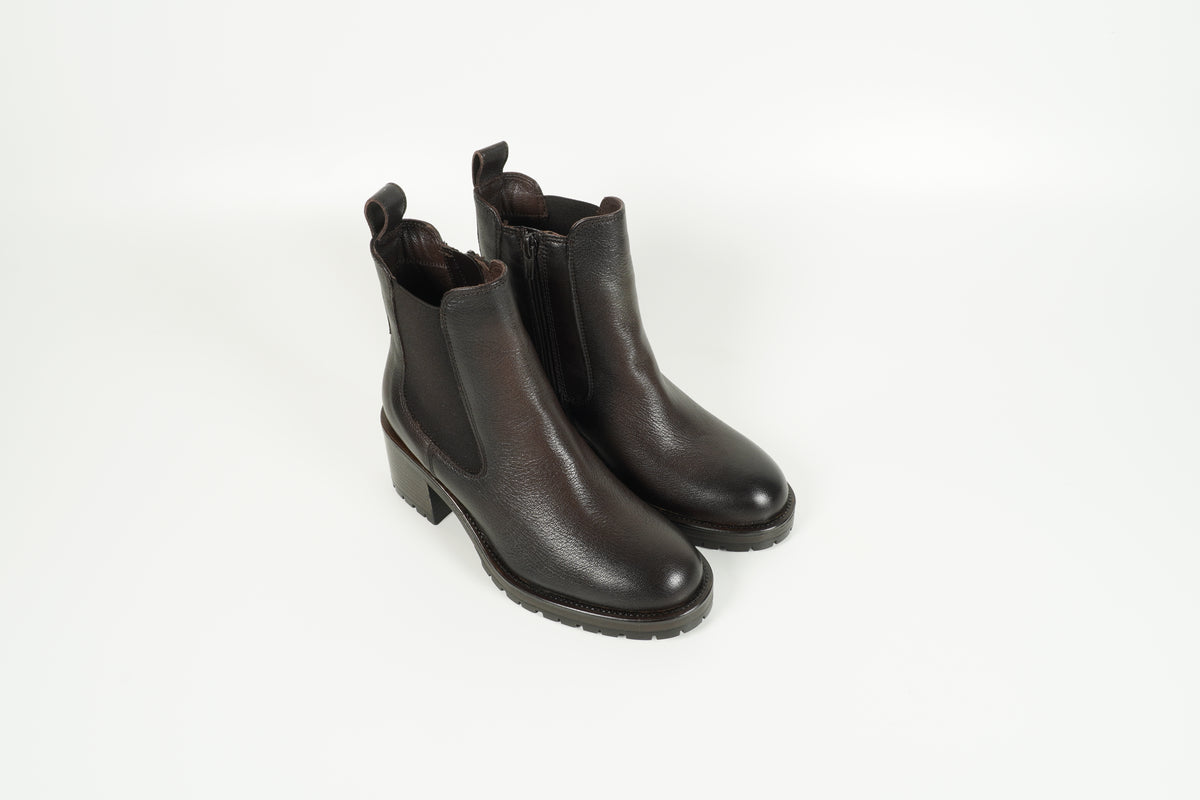 Stiefelette Braun