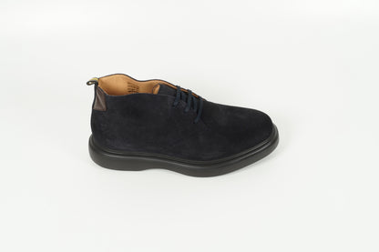 Schnürschuh Blau