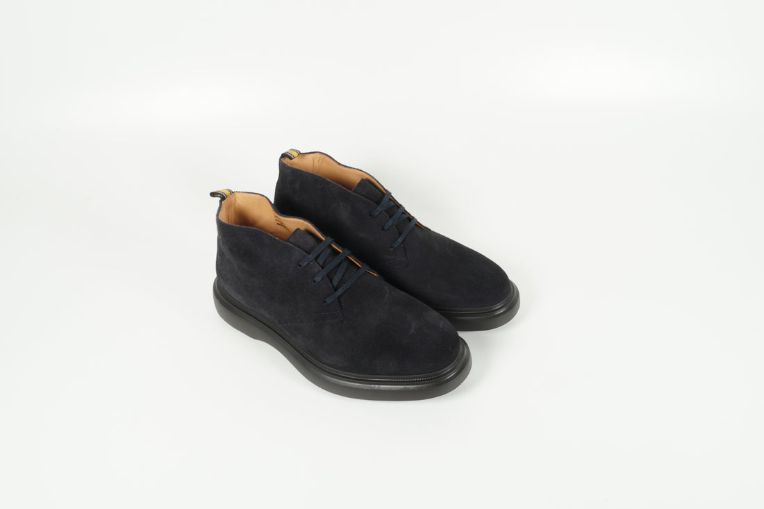 Schnürschuh Blau