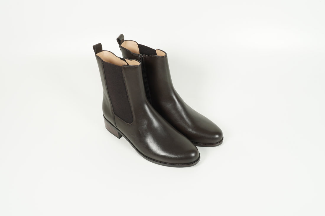 Stiefelette Braun