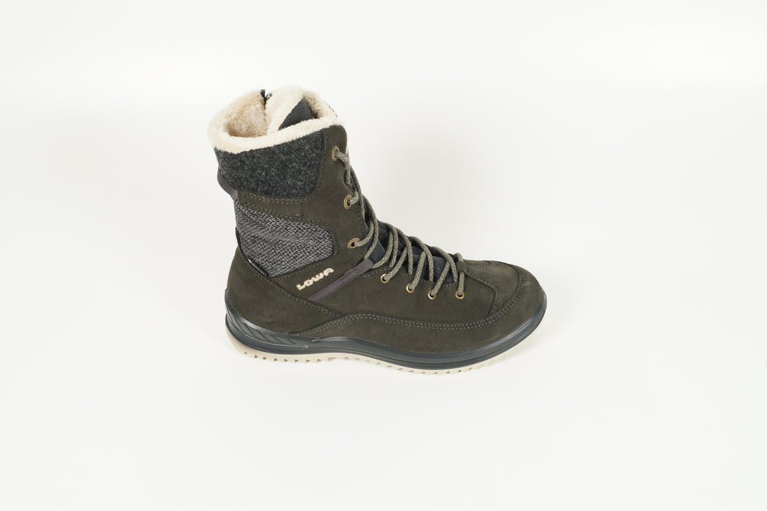 Stiefelette Grau