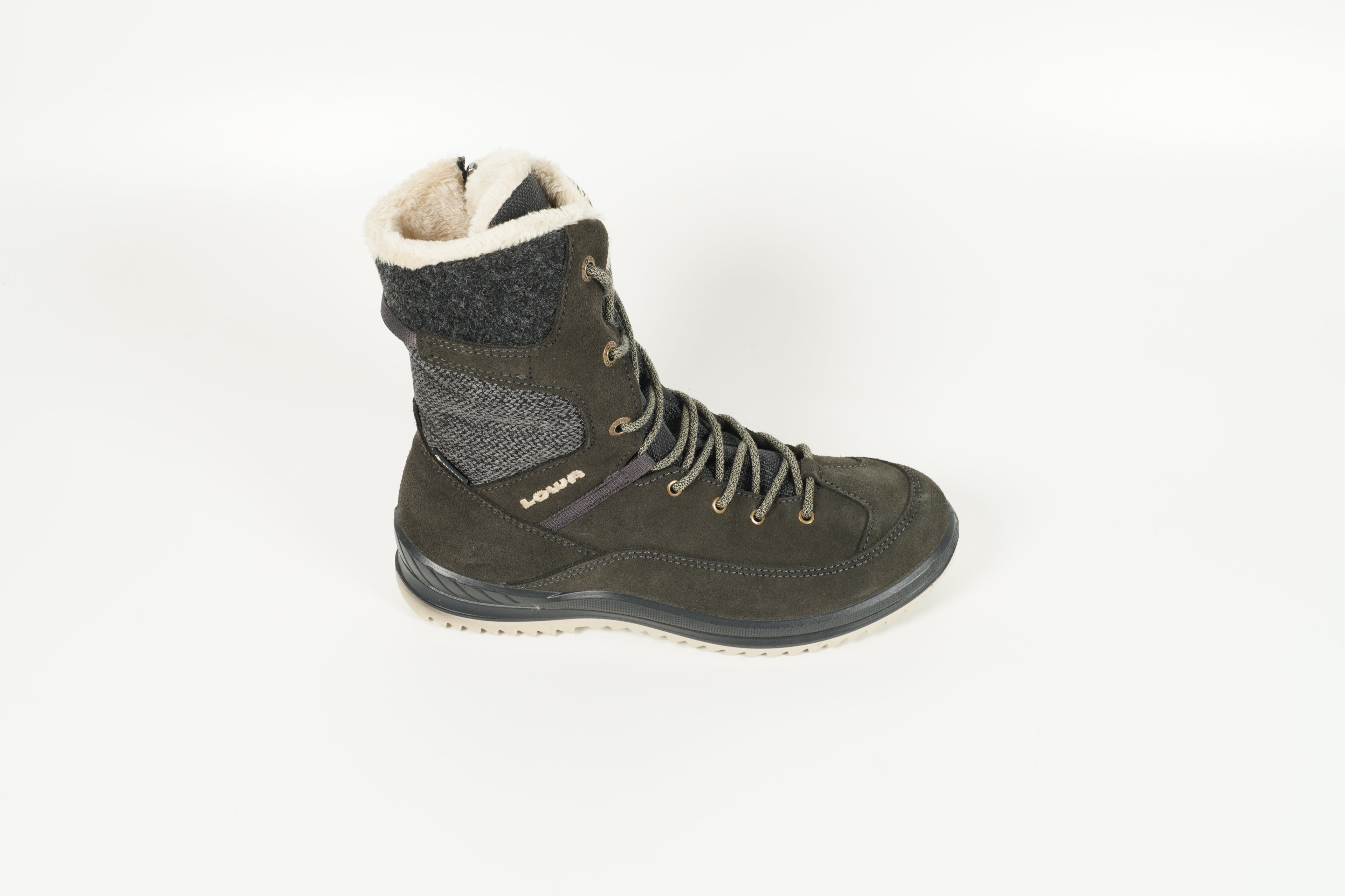 Stiefelette Grau