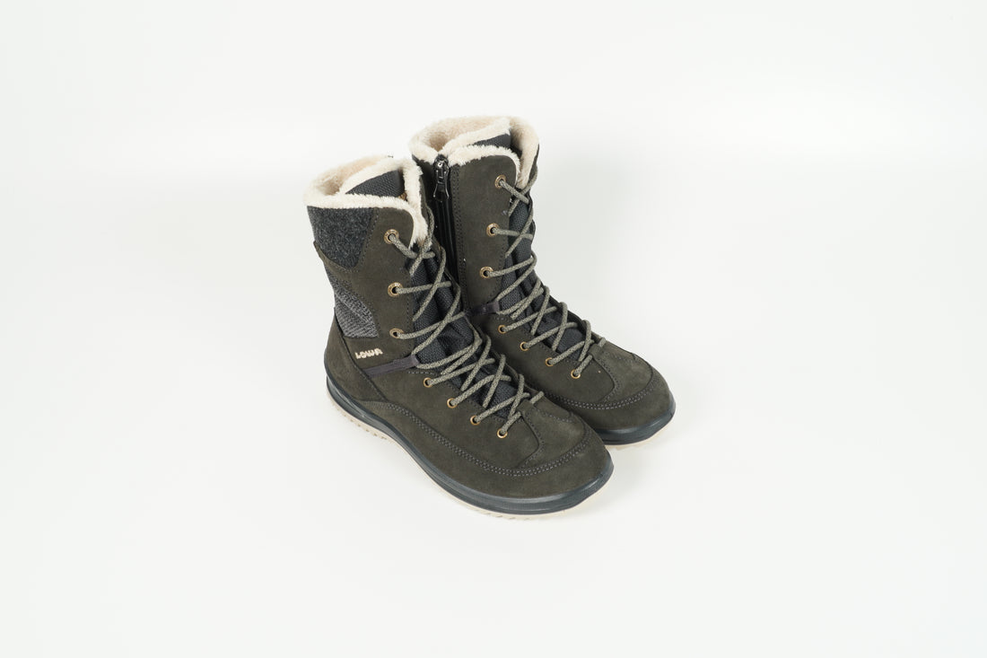 Stiefelette Grau
