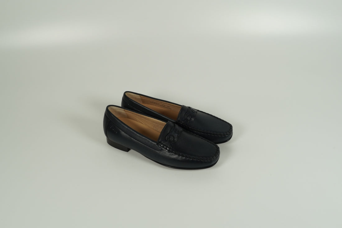 Moccasin Blau