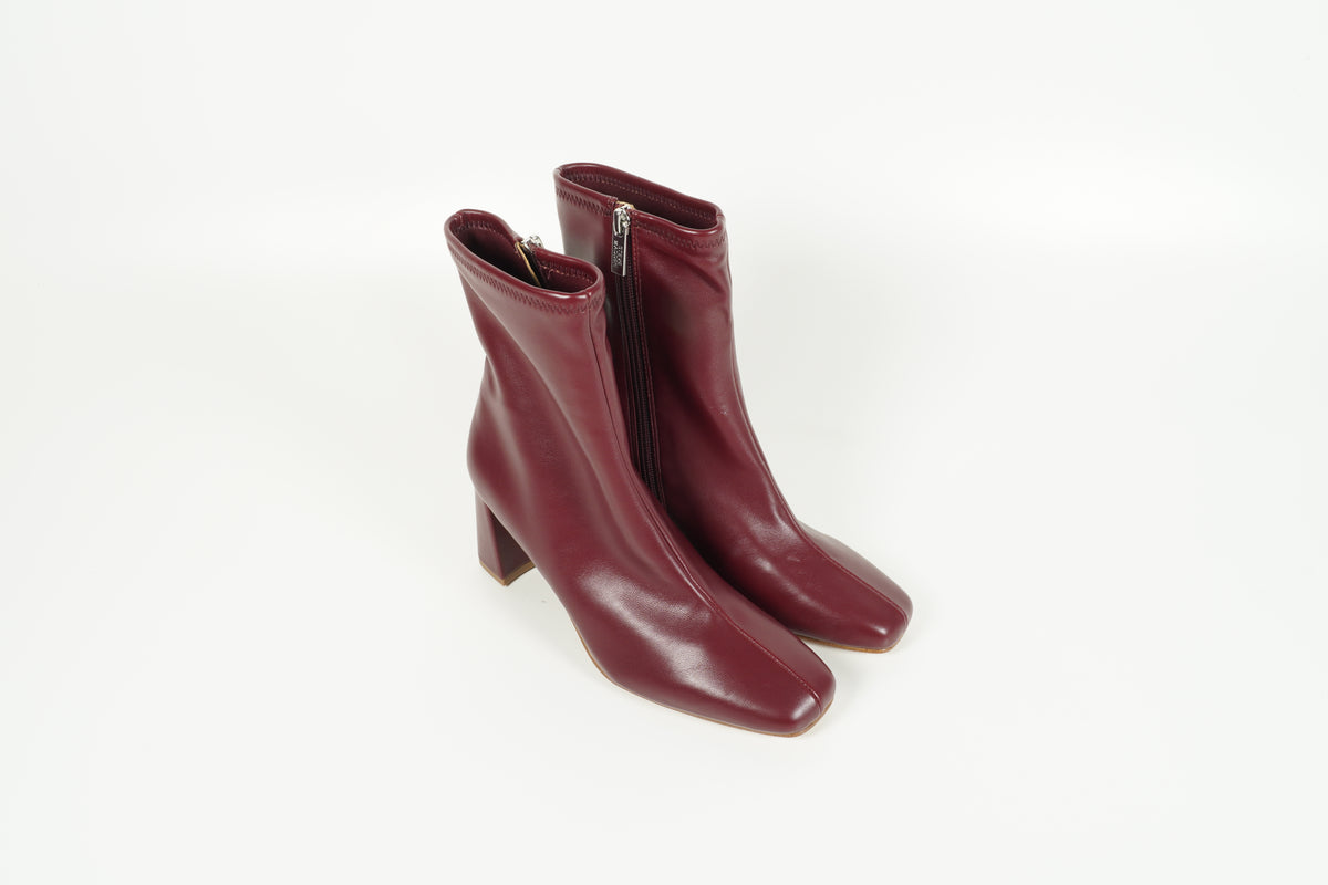 ankle boots red