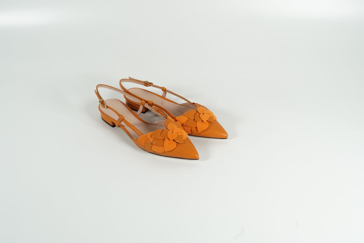 Orange Pumps