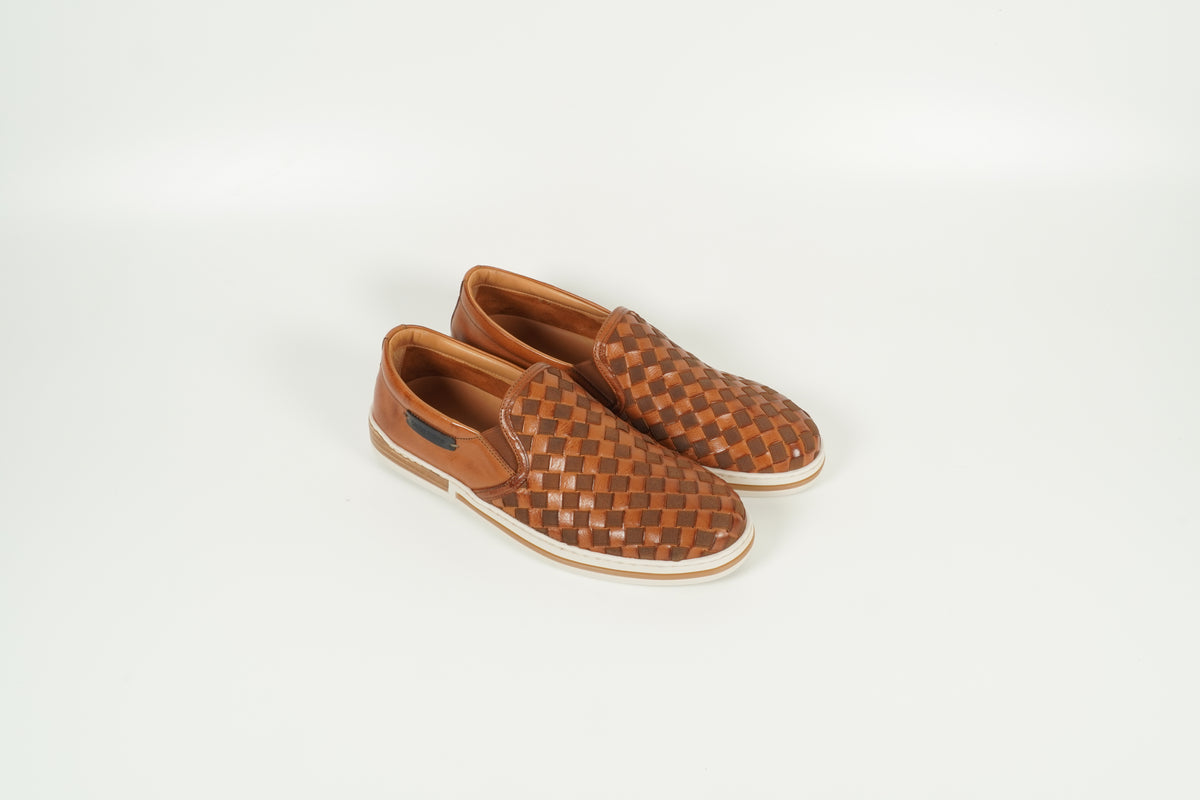 Schlupfschuh Braun