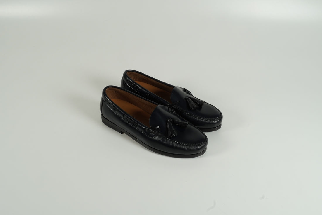 Moccasin Blau