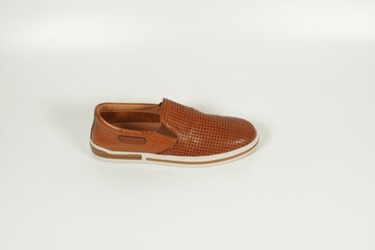 slip-on shoe brown