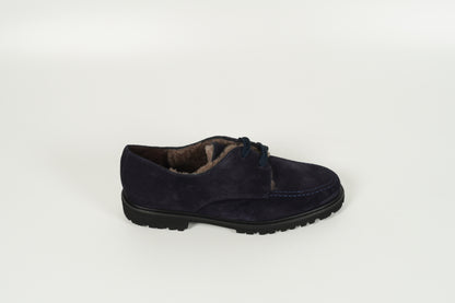 Chaussure basse doublée bleu