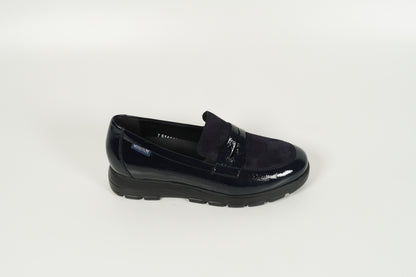 Moccasin Blau