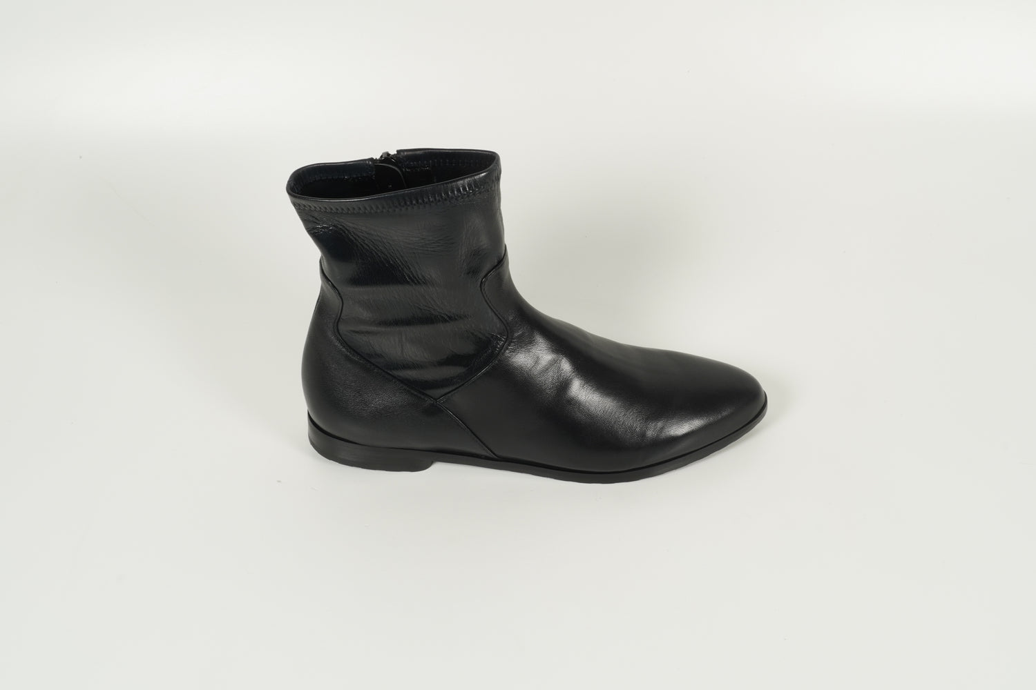 Stiefelette Blau