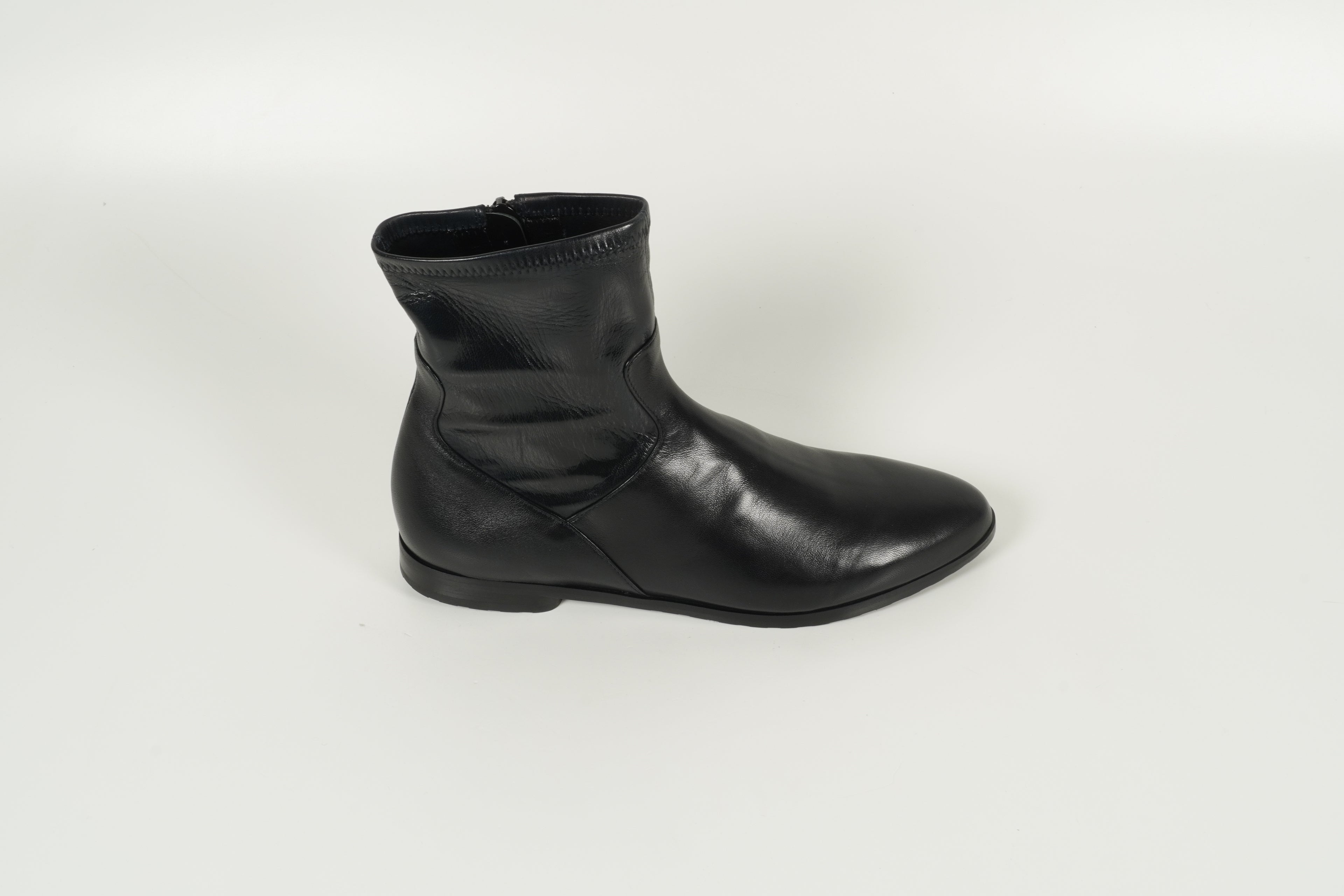 Stiefelette Blau