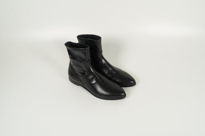 Stiefelette Blau