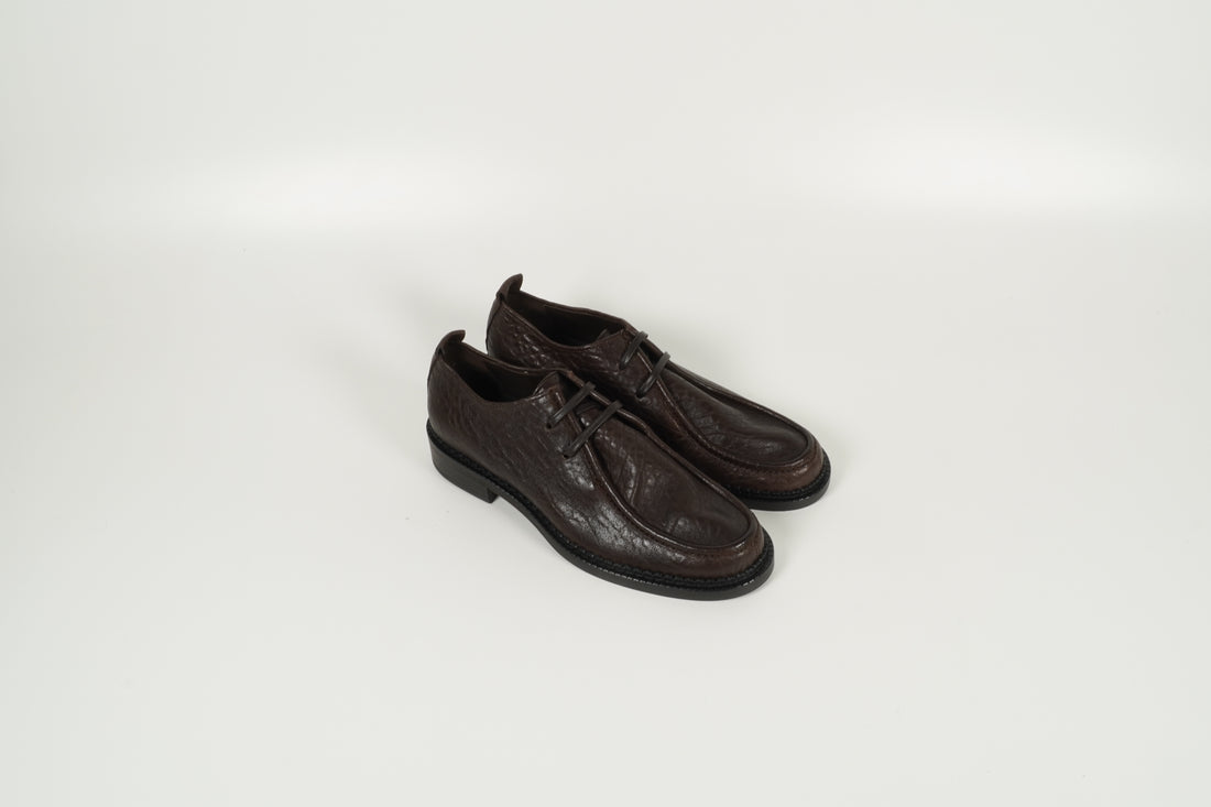 Schnürschuh Braun