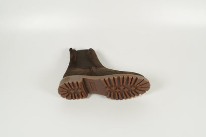 Stiefelette Grün