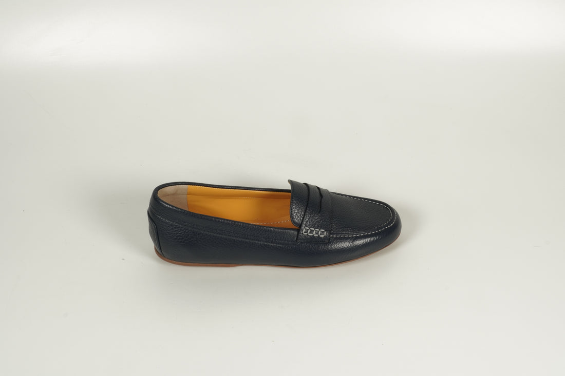 Moccasin Blau