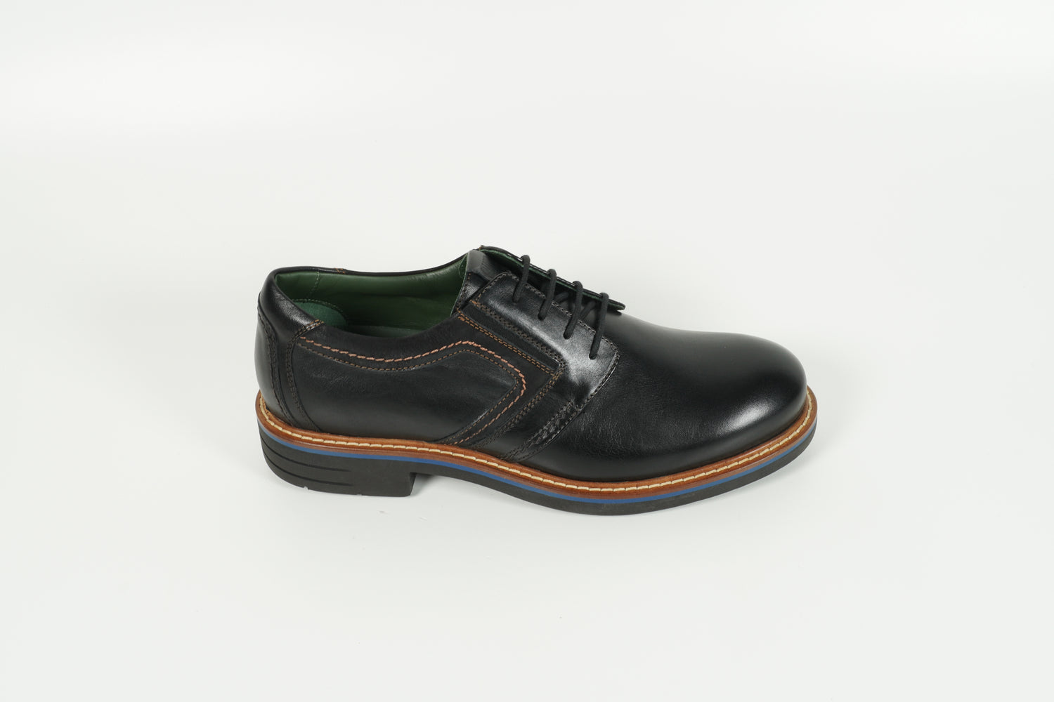 Schnürschuh Schwarz