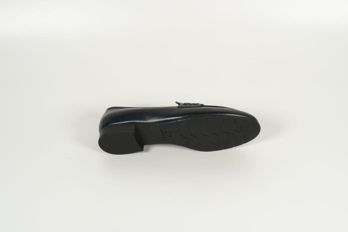 Moccasin Blau