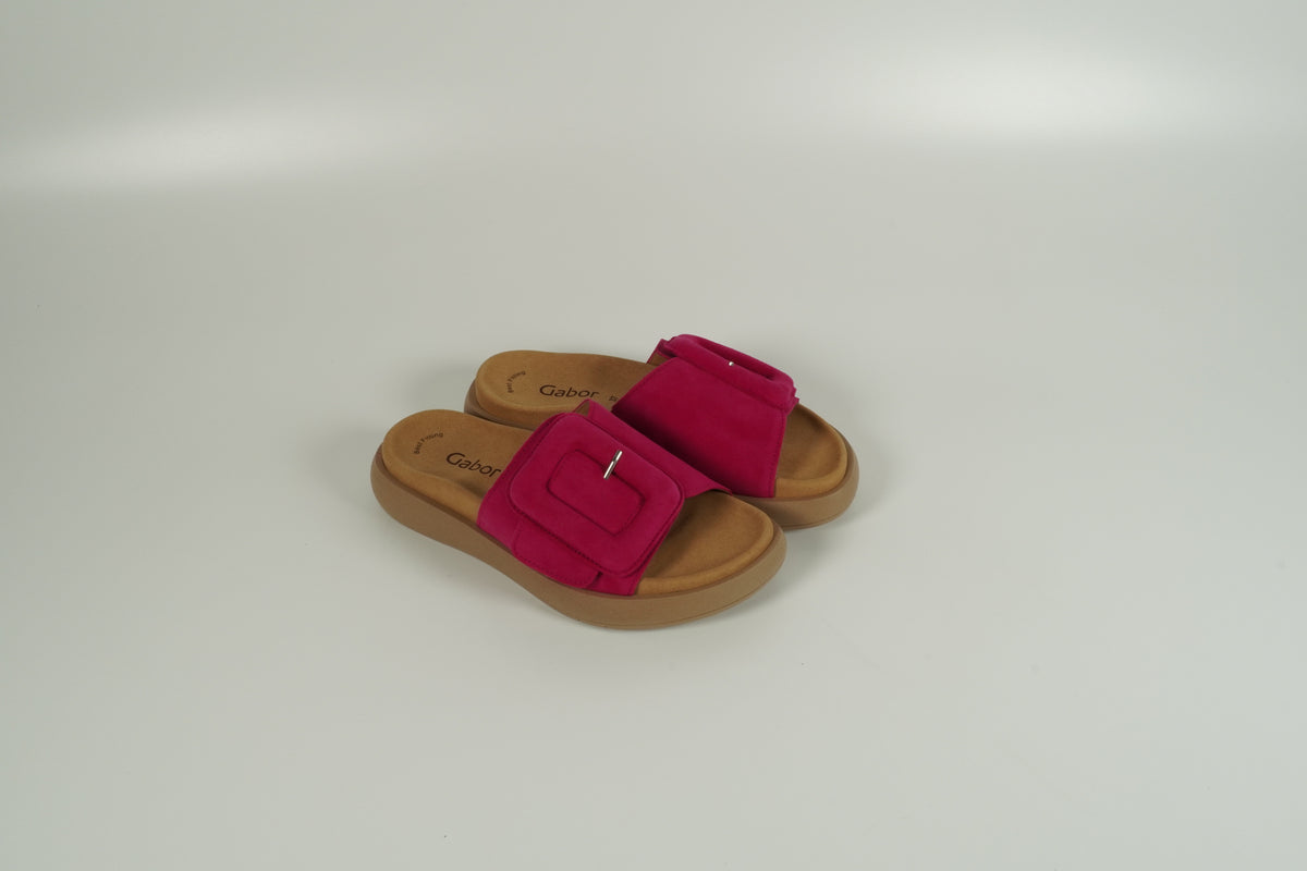 Pink mules