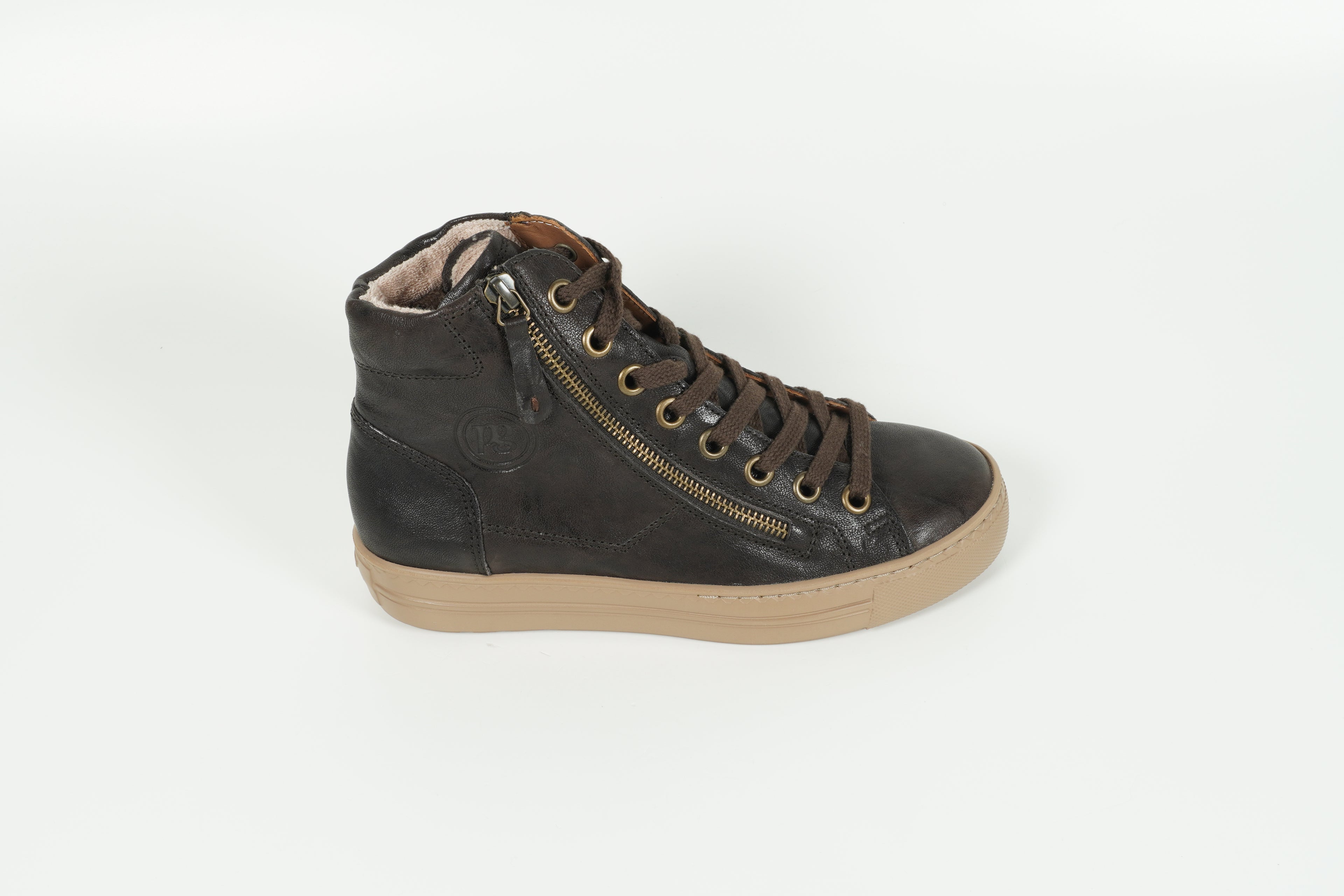 Schnürschuh Braun