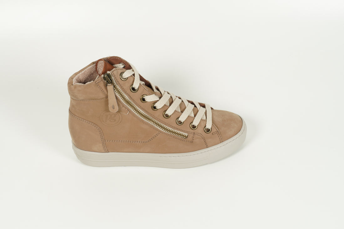 Schnürschuh Beige