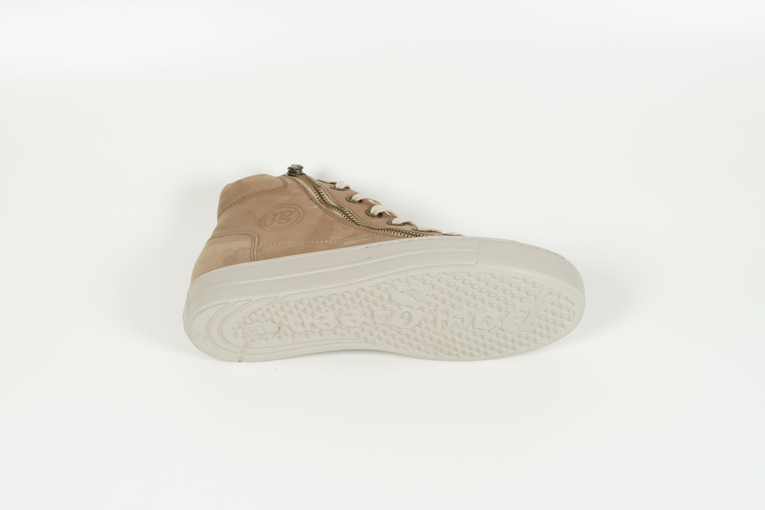 Schnürschuh Beige