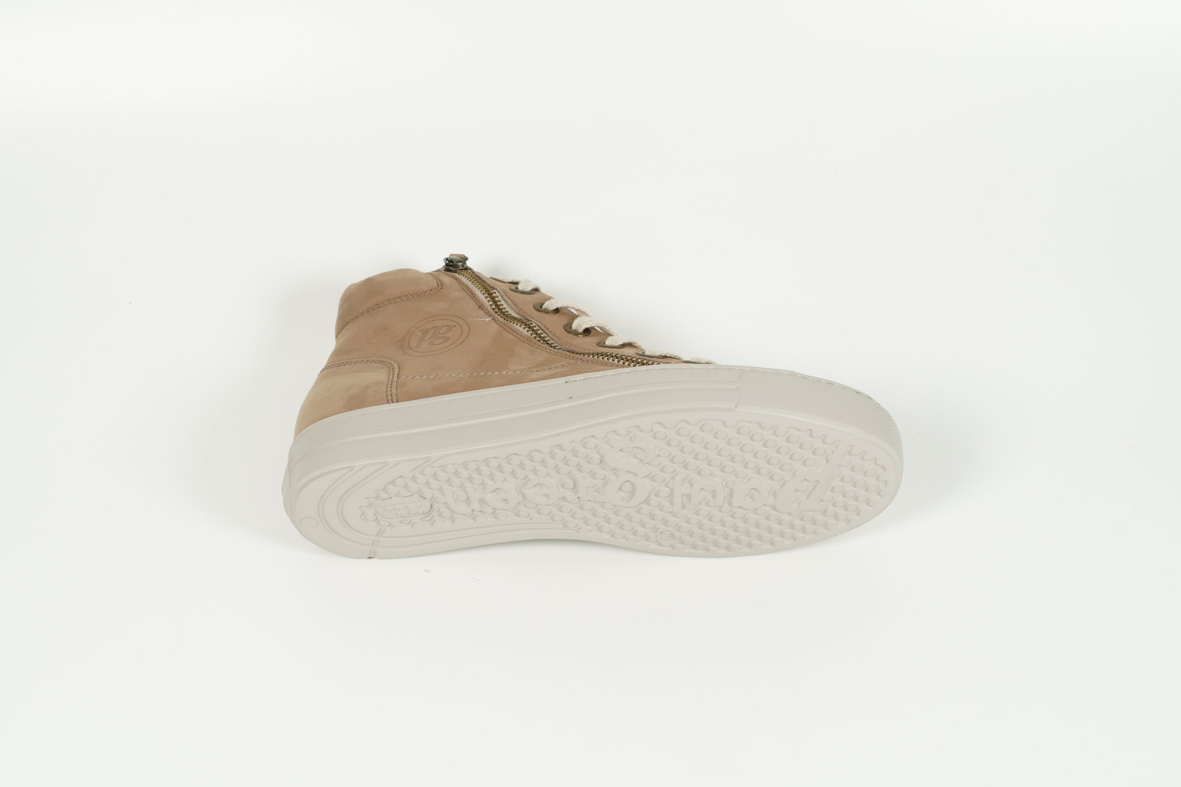 Schnürschuh Beige
