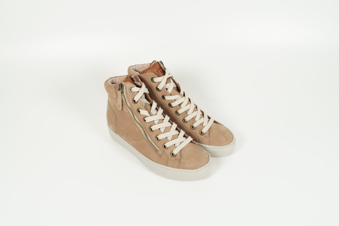 Schnürschuh Beige
