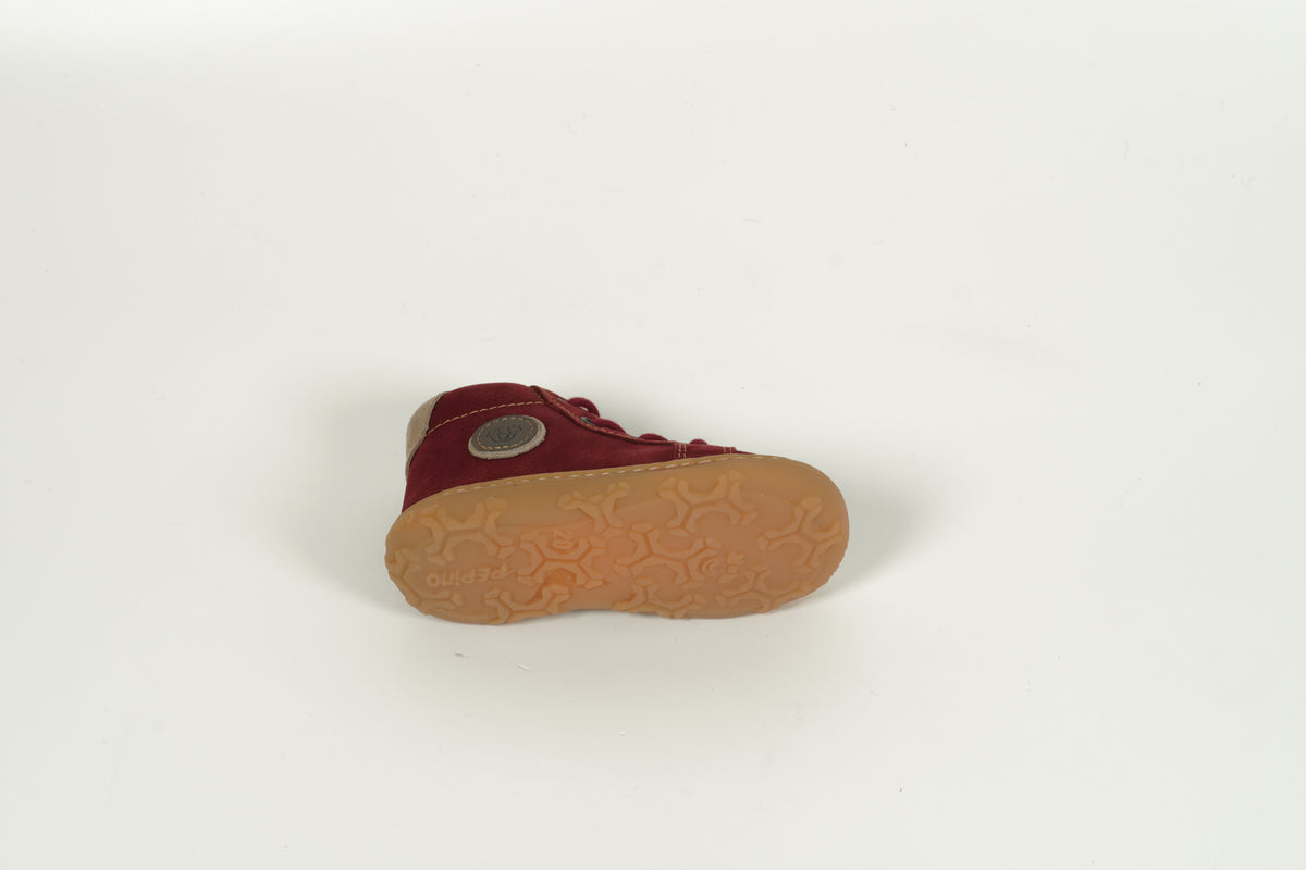 Learning running shoes red