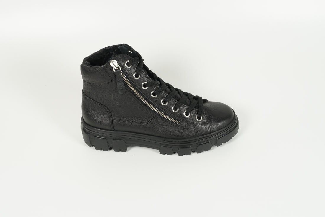 Schnürschuh Schwarz