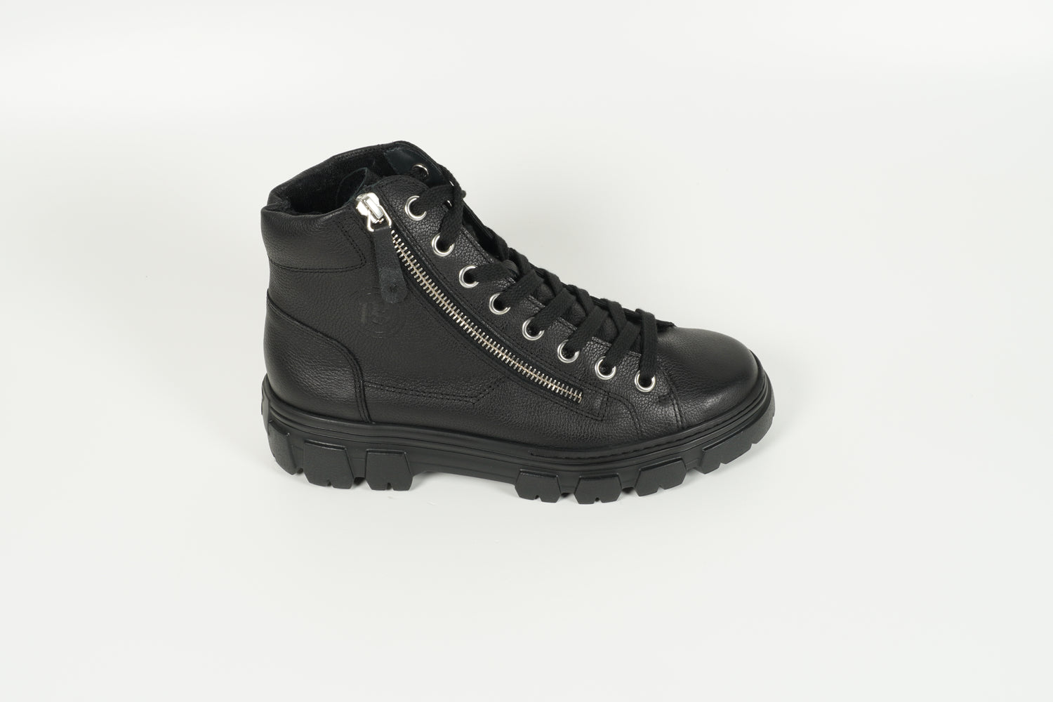 Schnürschuh Schwarz