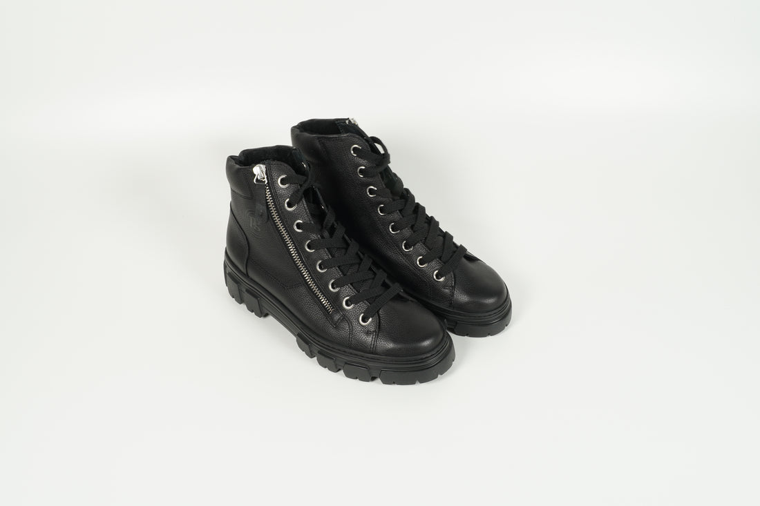 Schnürschuh Schwarz