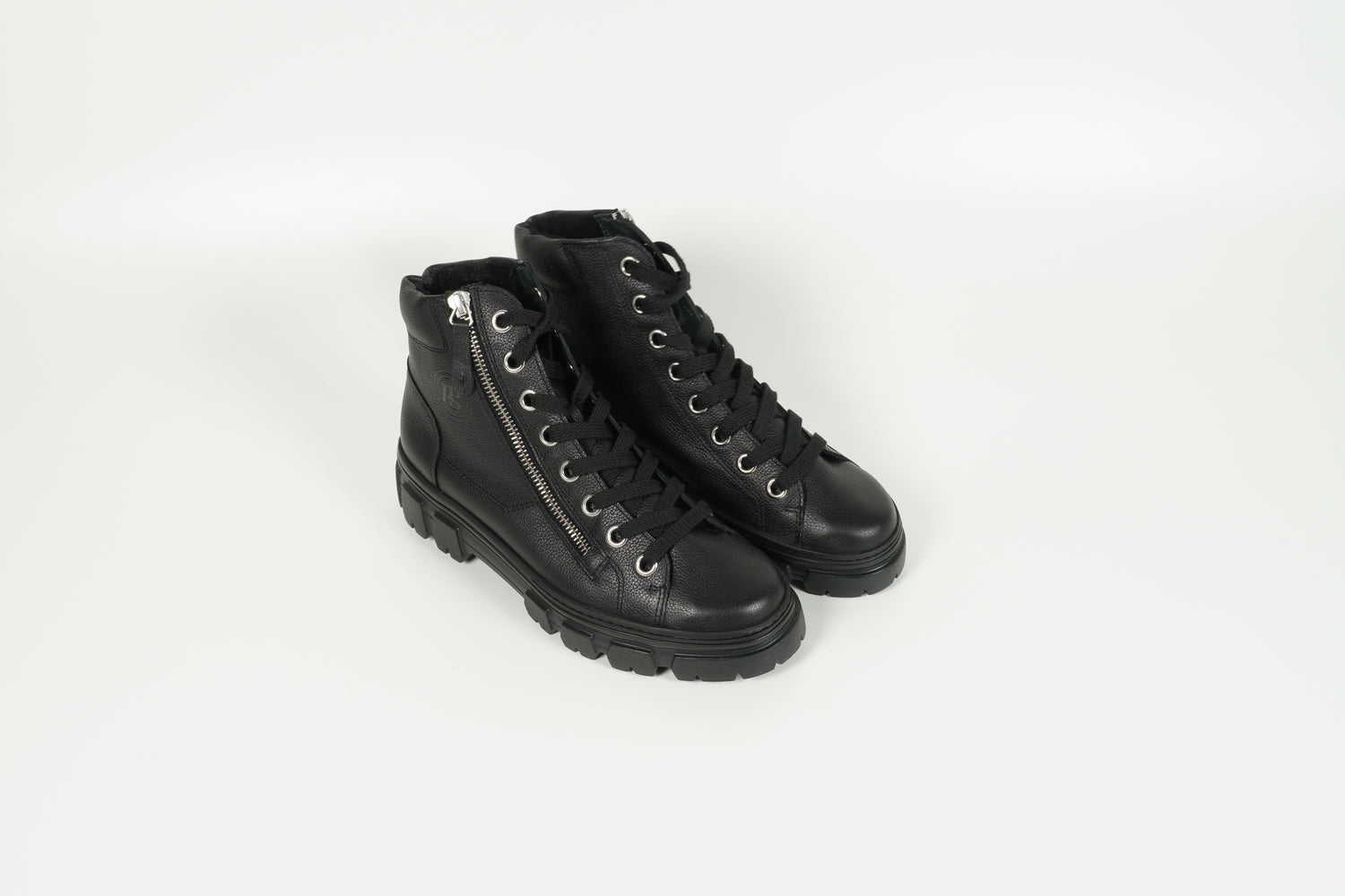 Schnürschuh Schwarz