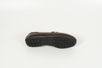 Moccasin gefüttert Braun
