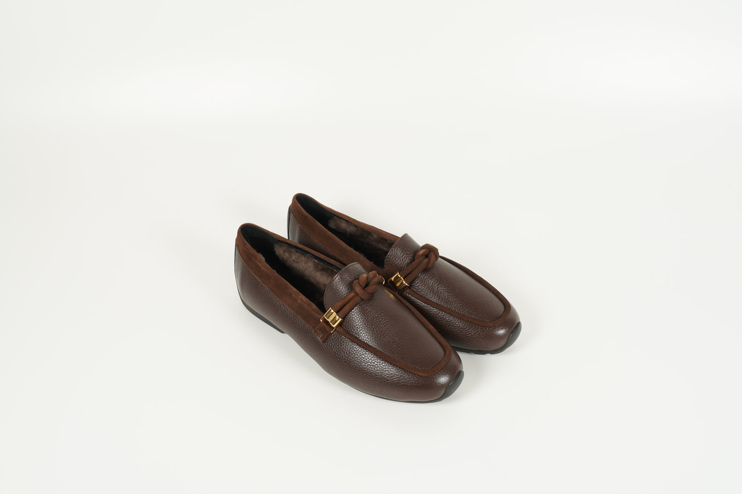 Moccasin gefüttert Braun