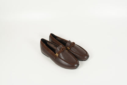 Moccasin gefüttert Braun