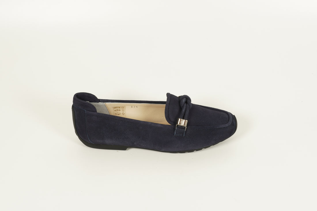 Moccasin Blau