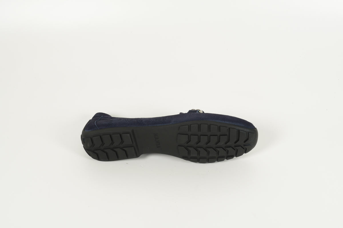 Moccasin Blau