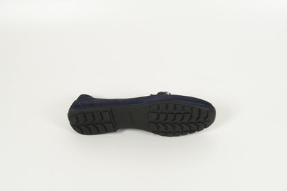 Moccasin Blau