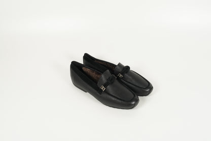 Moccasin gefüttert Schwarz