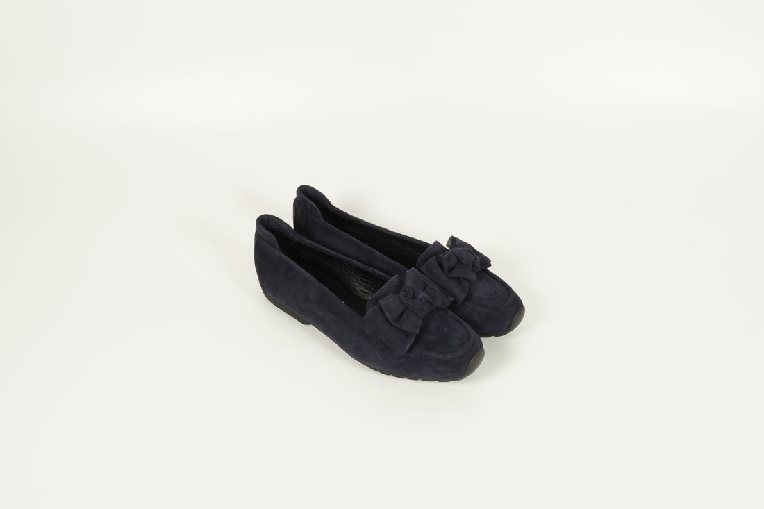 Moccasin Blau