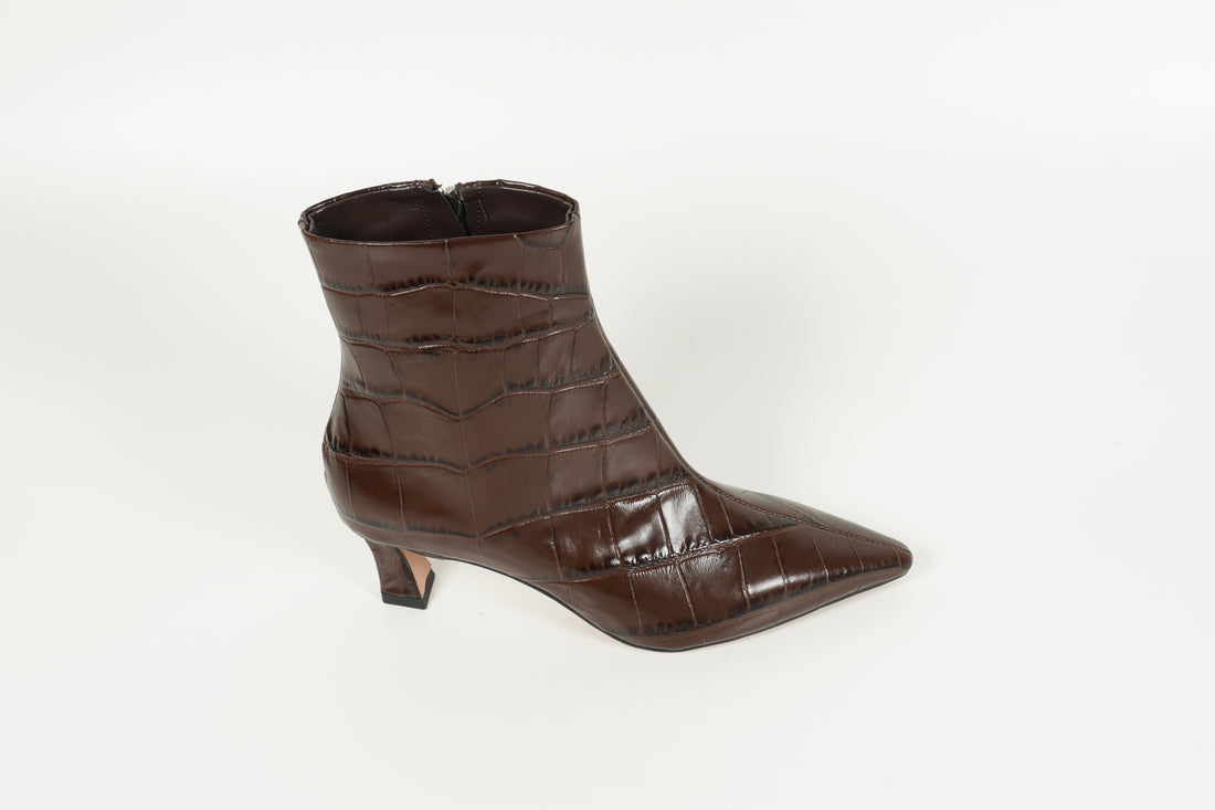 Stiefelette Braun