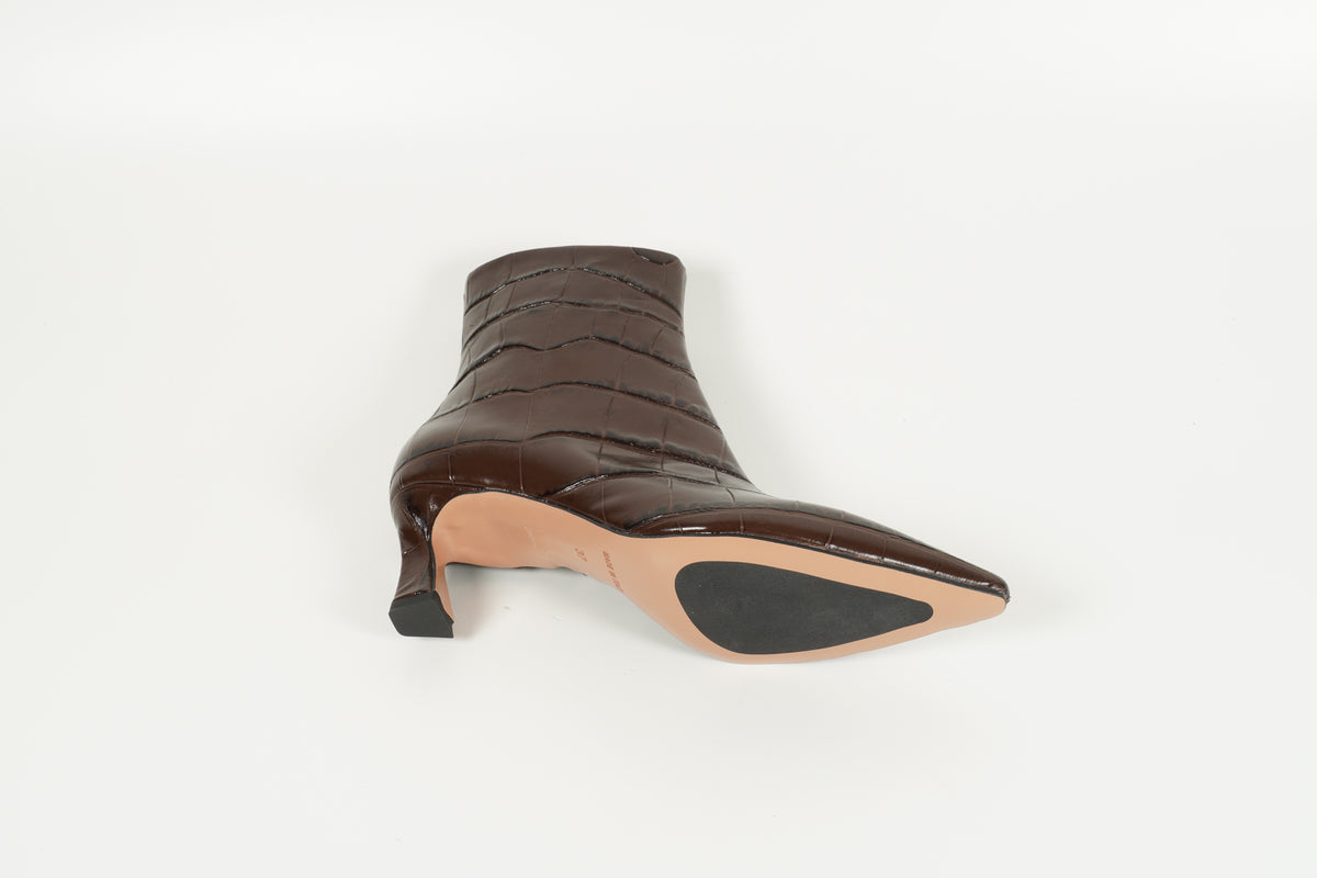 Stiefelette Braun