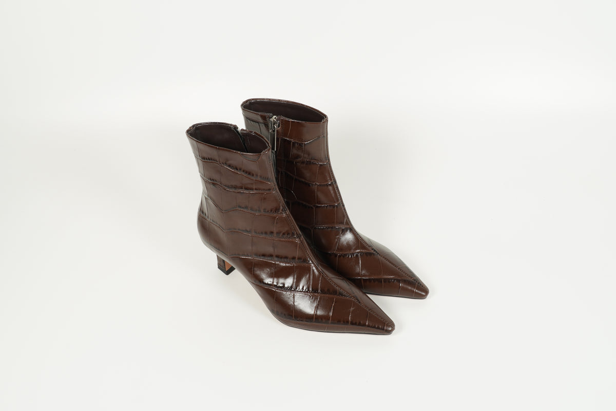 Stiefelette Braun