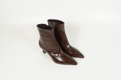 Stiefelette Braun