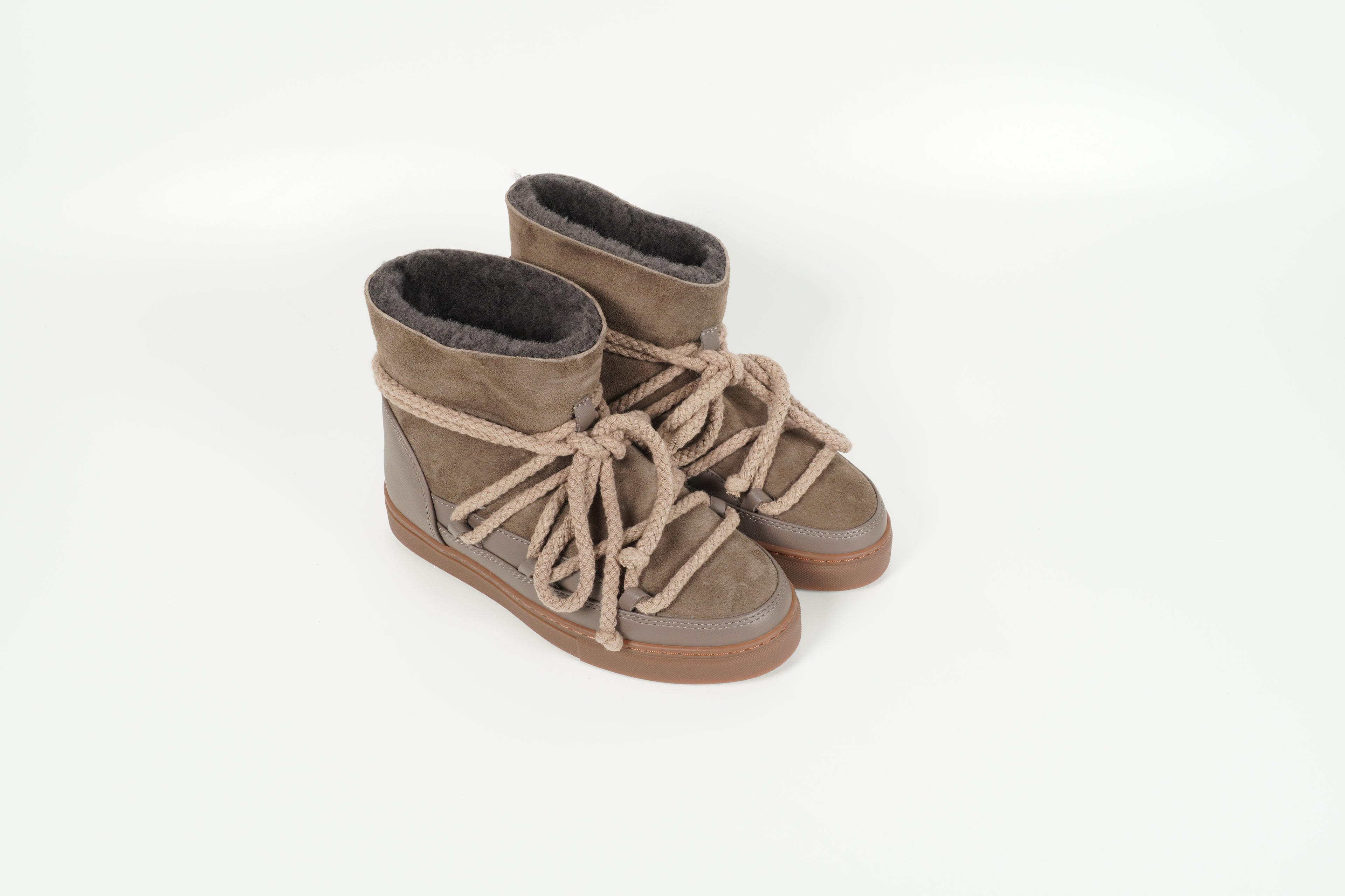 Boot gefüttert Taupe