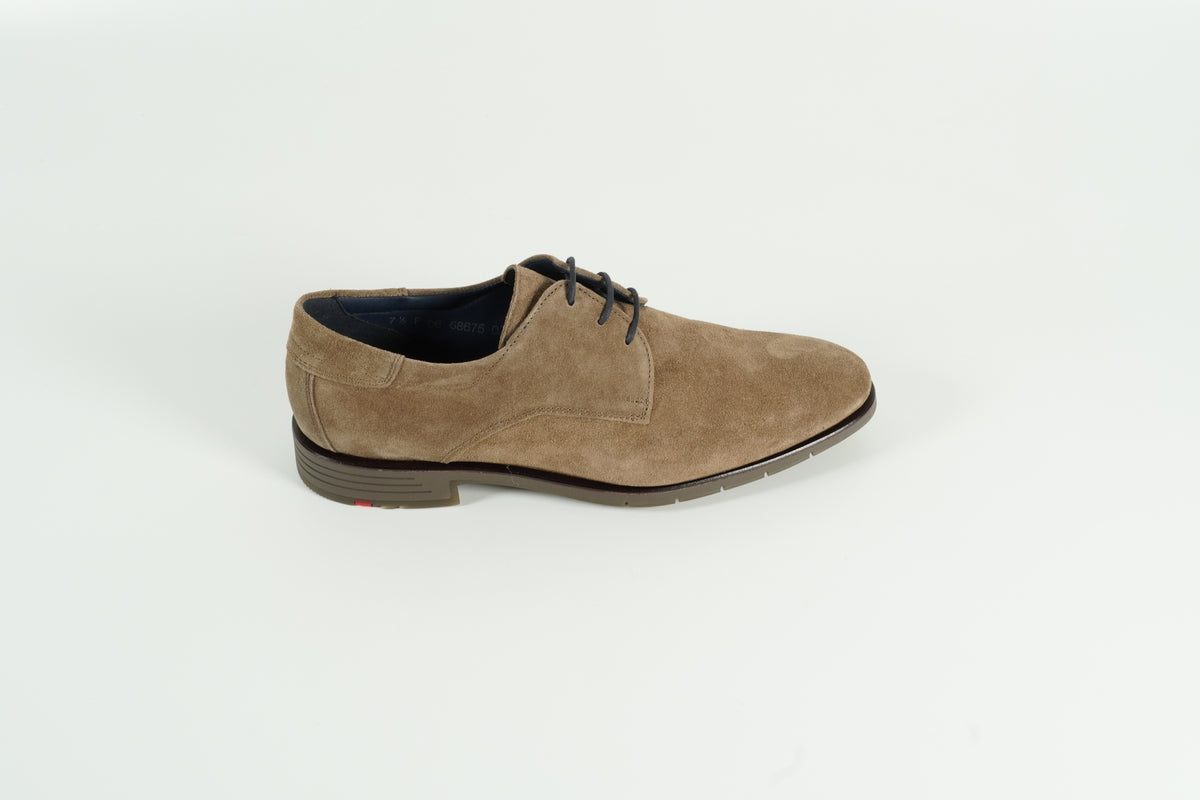 Chaussure à lacets beige