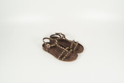 Sandale Braun